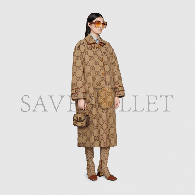 GUCCI BAMBOO 1947 JUMBO GG MINI BAG 686864 (17*12*7.5cm) GUCCI BAMBOO 1947 JUMBO GG MINI BAG 686864 (17*12*7.5cm)